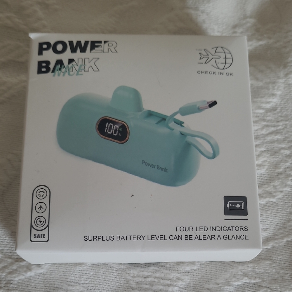 Portable Power Bank - Blue
